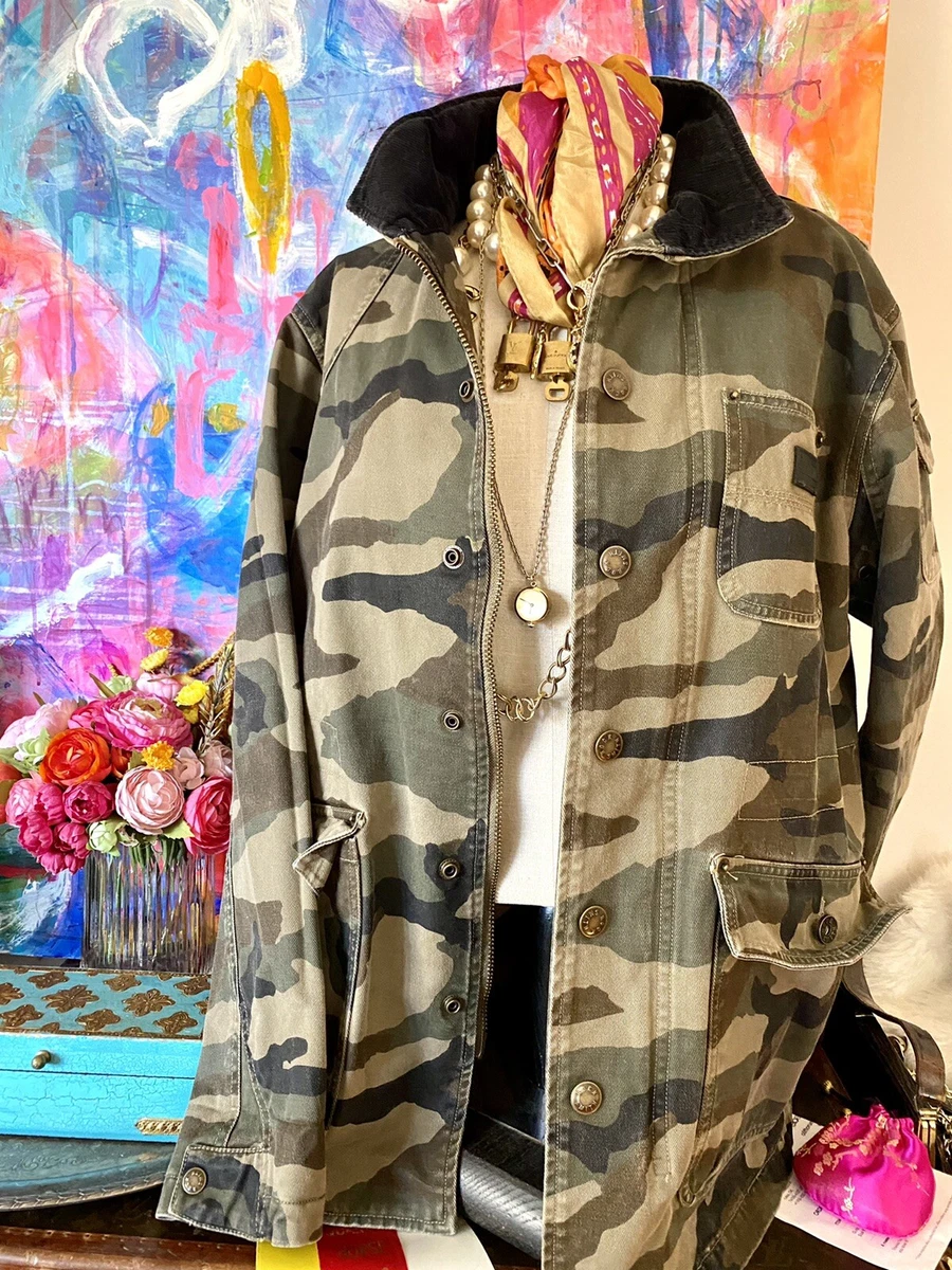 ROCKSMITH Camouflage Camo Jacket Designer Fall Winter Coat Fashion