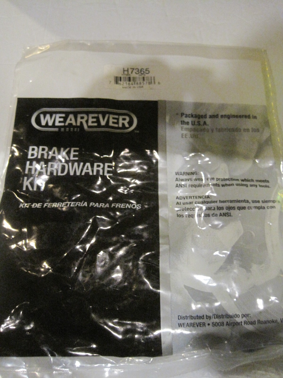 Wearever, H7365 Drum Brake Hardware Kit, Rear eBay