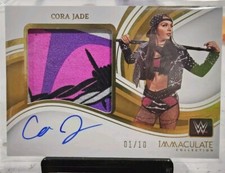 2023 Panini Immaculate WWE Premium Memorabilia Autographs  Cora Jade /10 #PM-CJD