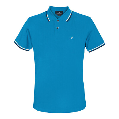 Herren Polo NAVIGARE Baumwolle Piquet Streifen Größen M / 7XL Art.NVS228008