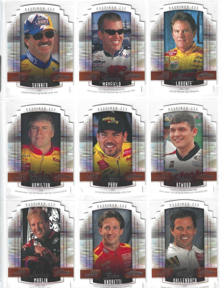 *2000 Maxximum DIE-CUT 250 PARALLEL-#3 Mark Martin-#071/250!-1 CARD ONLY!* - Image 4 of 4