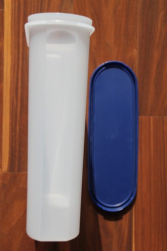 Tupperware Modular Mates Oval Container #5 with Navy Lid 2402A-3 - Very Good - Picture 6 of 6