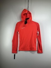 Nike Youth Dri-FIT Academy 19 Hoodie AJ9275-671 Red Neon Sz M Pullover Running