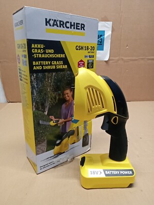KÄRCHER GSH 1820 18V Akku-Gras- und Strauchschere, NUR FÜR ERSATZTEILE.