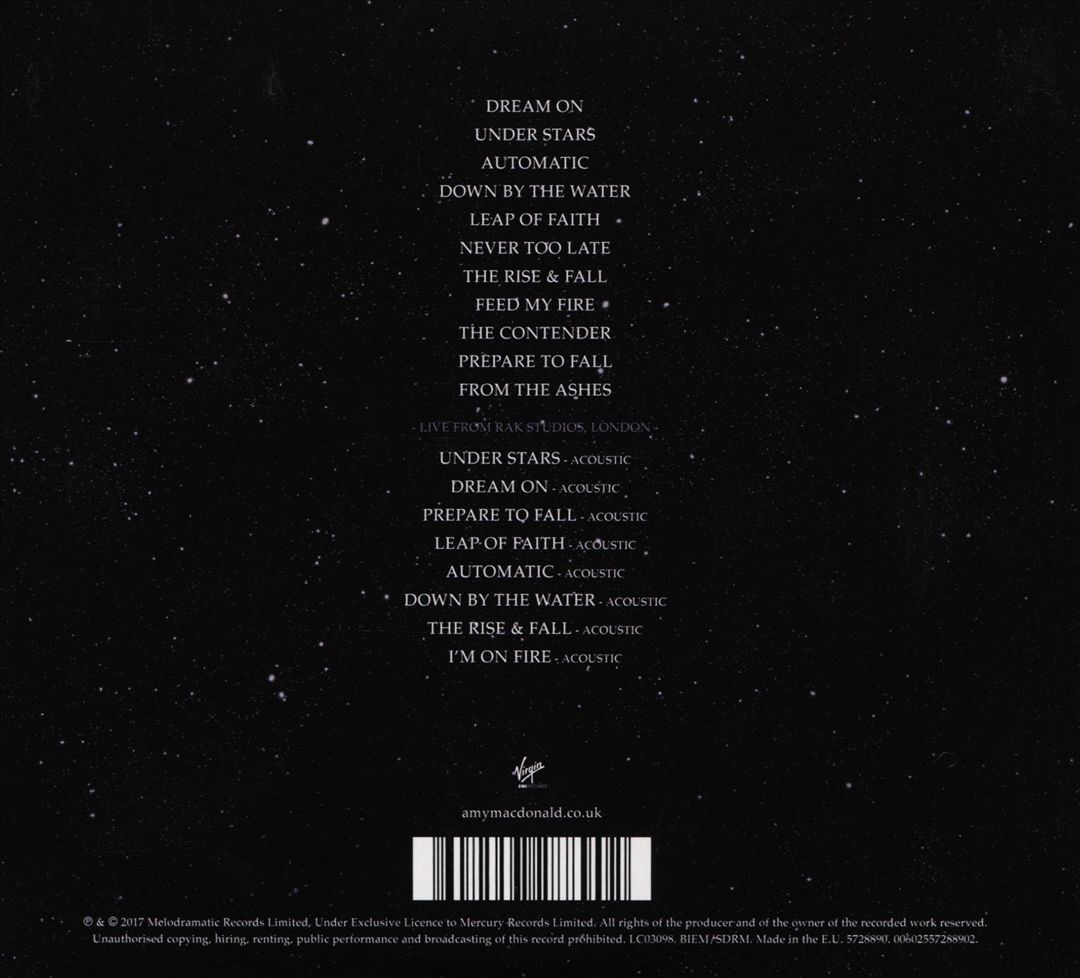 AMY MACDONALD UNDER STARS [DELUXE EDITION] NEW CD