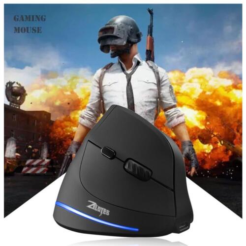 ZELOTES F-35 6 Buttons Rechargeable Wireless 2400DPI Adjustable Vertical Mouse - Picture 3 of 10