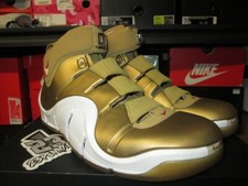 SALE NIKE ZOOM LEBRON 4 ALL STAR GAME ASG METALLIC GOLD WHITE 314647 711 SZ 12.5