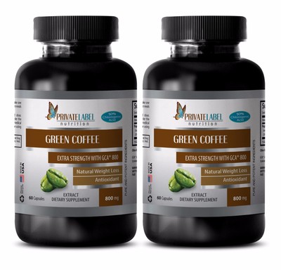 Green Coffee Bean Extract w/GCA 800 - Weight Loss Dietary Supplement 120 Pills