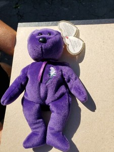 dark purple beanie baby
