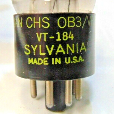 Vacuum Tube  SYLVANIA JAN CHS VR90/30 VT-184 Hickok Tested 100%+ NOS 