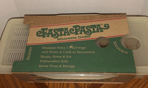 The Original FASTA PASTA - Microwave Pasta Cooker - No Mess Sticking or Waiting - Picture 2 of 7