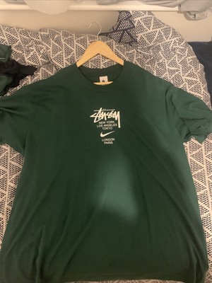 stussy nike t shirt green