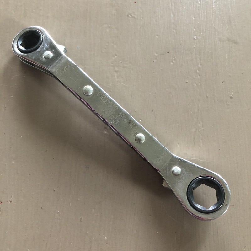 Yellow Jacket (USA) 60634 Ratchett Wrench 3/8 & 7/16