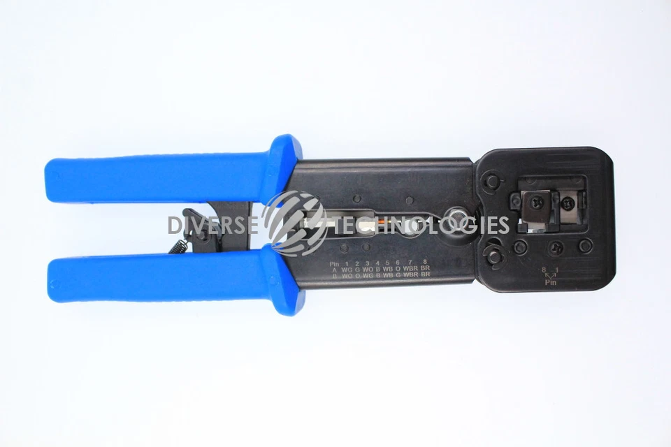 100pcs ez rj45 CAT5 Connectors, crimping tool plus 1 set new blades, ez-rj45 kit - Image 2 of 4
