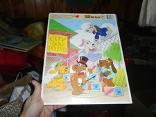 Vintage Pound Puppies Frame tray puzzle