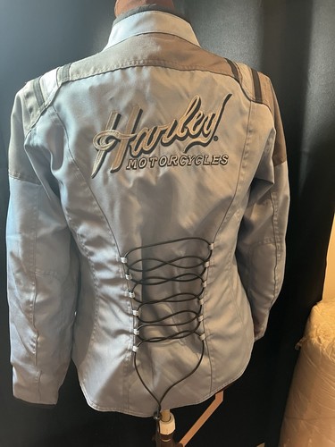 Harley Davidson Blue Crossroads Functional Riding Gear Jacket Medium NEW NWT - Picture 2 of 15