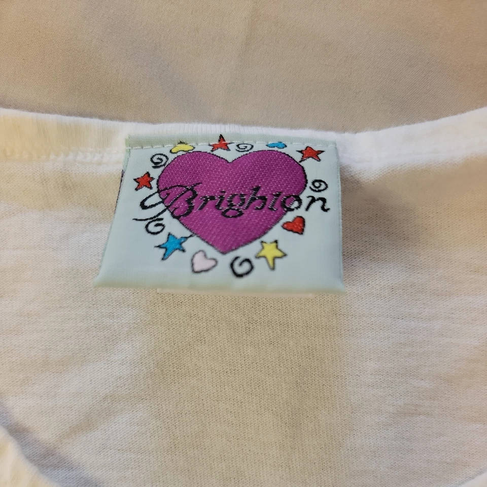 Camisa Brighton Your Holidays Vintage Puntada Única XL 90s Yunque EE. UU. Navidad Foto 3 de 4