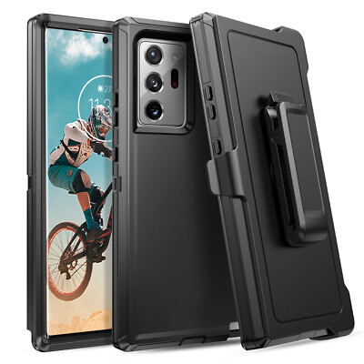 For Samsung Galaxy Note 20 Ultra Case w/ Belt Clip Heavy Duty