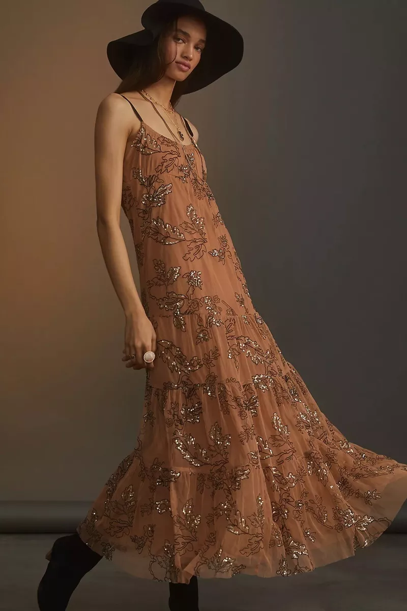 Sky fall sale embellished maxi