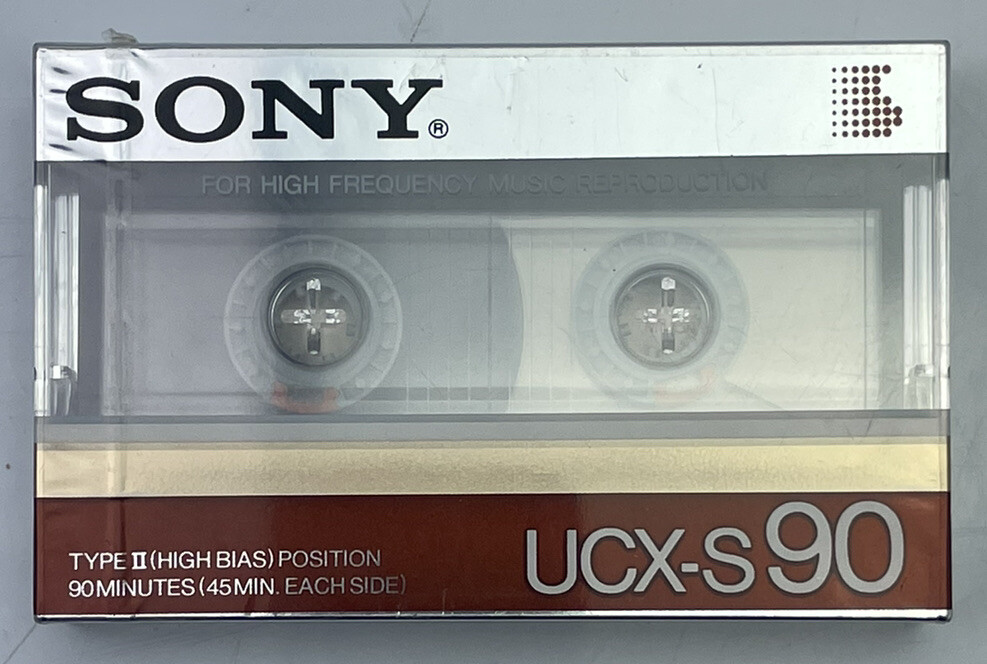SONY UCXS 90 Cassette Tape Type II High Bias High Frequency Music