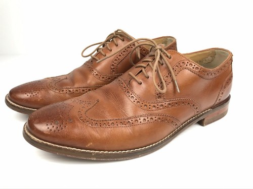 Cole Haan Men's Grand OS Cambridge Wingtip Oxford Leather Shoes, Size 9.5 C12915 - Picture 2 of 9