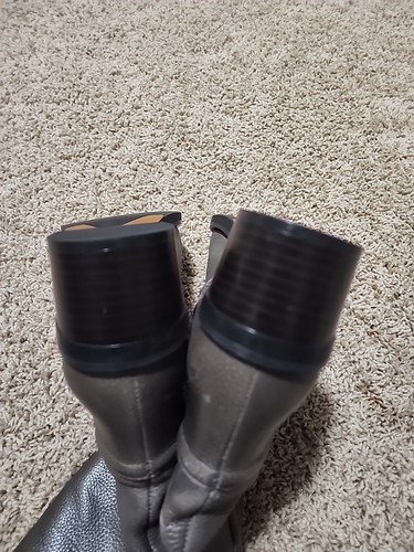 Enzo Angiolini Boots Taupe Pebbled Leather Tall Riding Size 8.5M Women’s EUC - Picture 9 of 14