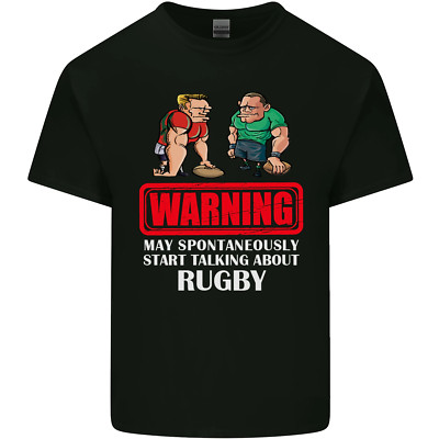 Lustiges Kinder-T-Shirt May Start Talking About Rugbyspieler Jungen Mädchen