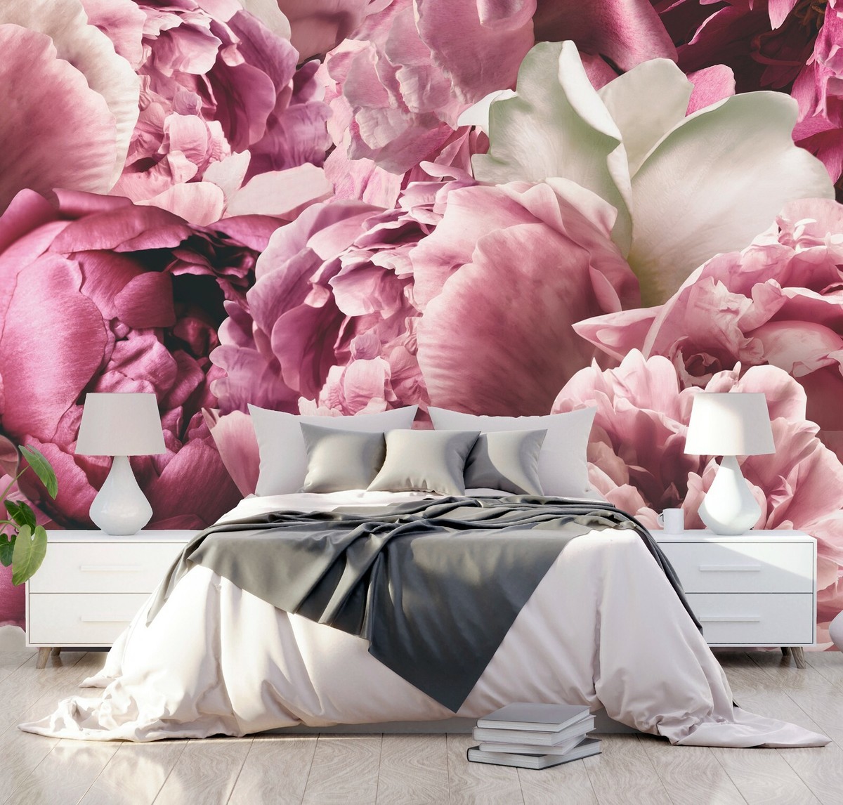 Pink Peonies Bedroom Pink Rose Fashion Peonies Wall Art Fine Art