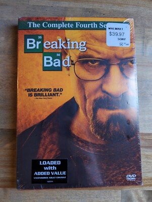 Breaking Bad: The Complete Fourth Season (DVD, 2011) Brand New Sealed