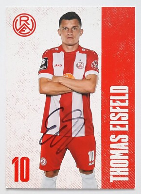Thomas Eisfeld Autogrammkarte Saison 2023/2024 Rot Weiss Essen