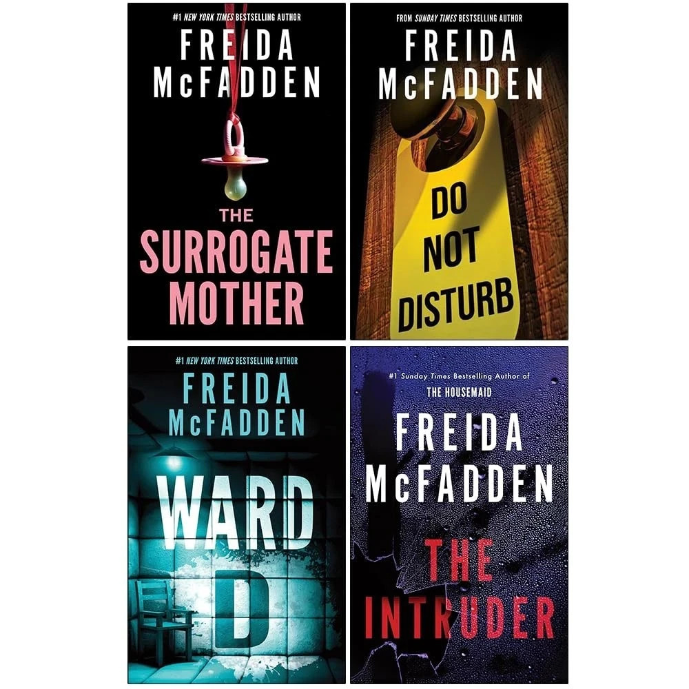 Freida McFadden Psychological Thriller Collection 4 Books Set Surrogate Mother