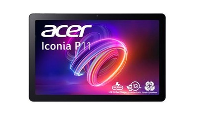 ACER Iconia Tab P11, Iron Grey, 11 Zoll, 128 GB, 2K, Touch, IPS, #32667526