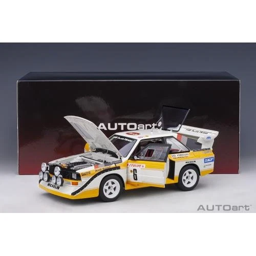 1:18 AUTOART Audi Quattro Sport S1 #6 Rally Montecarlo 1986 Mikkola AA88602 - Immagine 4 di 4