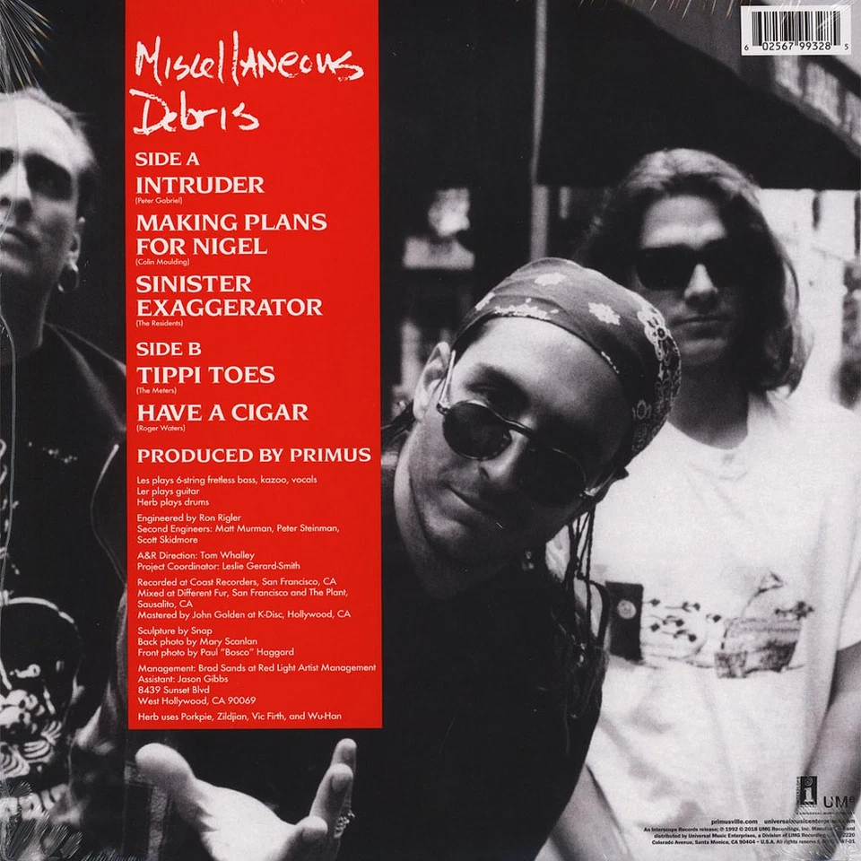 Primus - Miscellaneous Debris (Vinyl LP - 2018 - US - Original) - Bild 2 von 2