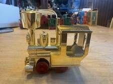 Vintage Western Germany Lehmann Gnomy Gold Colored Train Engine 990