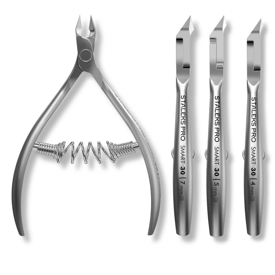 Staleks Pro Smart 30 Cuticle Nippers Professional Manicure Pedicure Tool 4-7mm