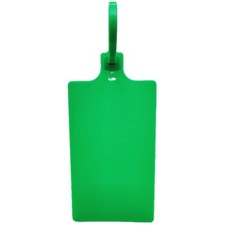 100 PCS Plastic Seals Shipping Tags Logistics Big Sign Label Tie 255mm Green