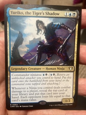 Yuriko, the Tiger s Shadow MTG Alter/Altered Art Ninja