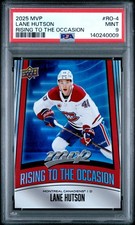 2025 UD MVP RISING TO THE OCCASION #RO-4 LANE HUTSON PSA 9