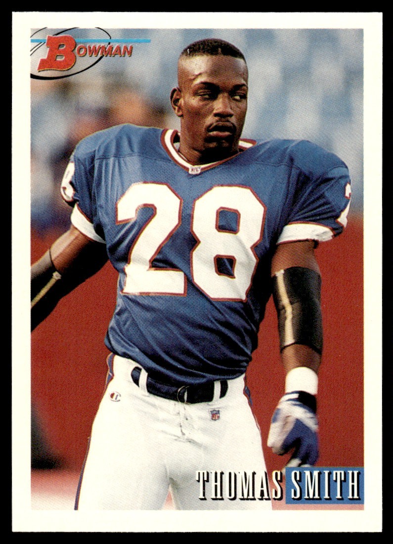 1993 Bowman Thomas Smith Rookie Buffalo Bills #313