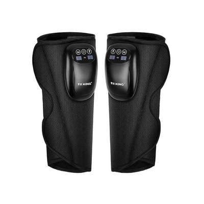 Fit King Upgraded Portable Calf Massager Rechargeable Leg Compression Massager