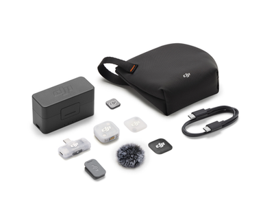 DJI Mic Mini 2 mobile 1TX 1RX case 48kHz 24bit OsmoAudio direct