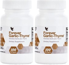 Forever Garlic-Thyme Odorless Softgels – Cardiovascular & Immune Support (Pack o