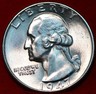 Uncirculated 1947-D Denver Mint Silver Washington Quarter Denver Washington
