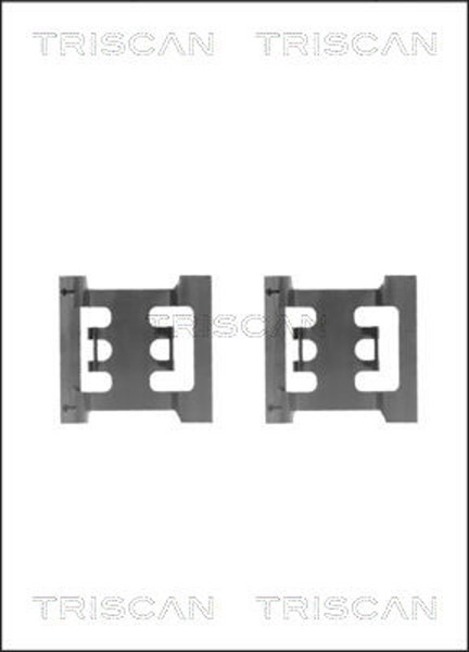 ZubehöRsatz Scheibenbremsbelag Triscan 8105 271537 FüR Volvo 740 745 744 940 944-image