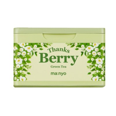 [MANYO FACTORY] Thanks Berry Darjeeling Tee/Grüntee Maske Blatt - 1 Packung 30 Stck.