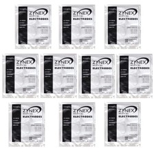 Zynex Medical 2 round 40 TENS electrodes 10pk, 4 elec per pk BUY 3 BONUS