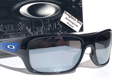 Buy NEW Oakley TURBINE Black Ink POLARIZED Galaxy Chrome Lens