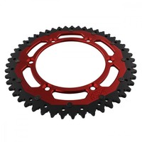 Kettenrad Alu Rot 49-ZäHne 520-Teilung FüR Gas Gas EC 125 Sixdays Bj. 2010-2011