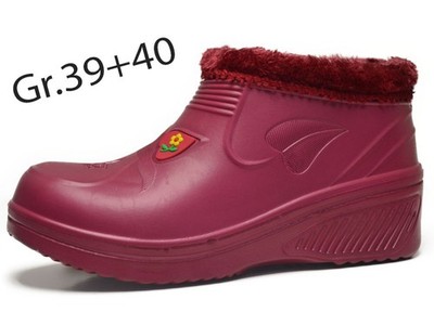 Damen Gummistiefel Gr.39-40 Gummischuhe Galosche Gartenschuhe Clogs NEU 2734t
